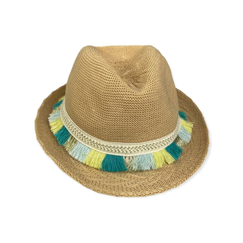 Catimini Straw Hat With Fringe
